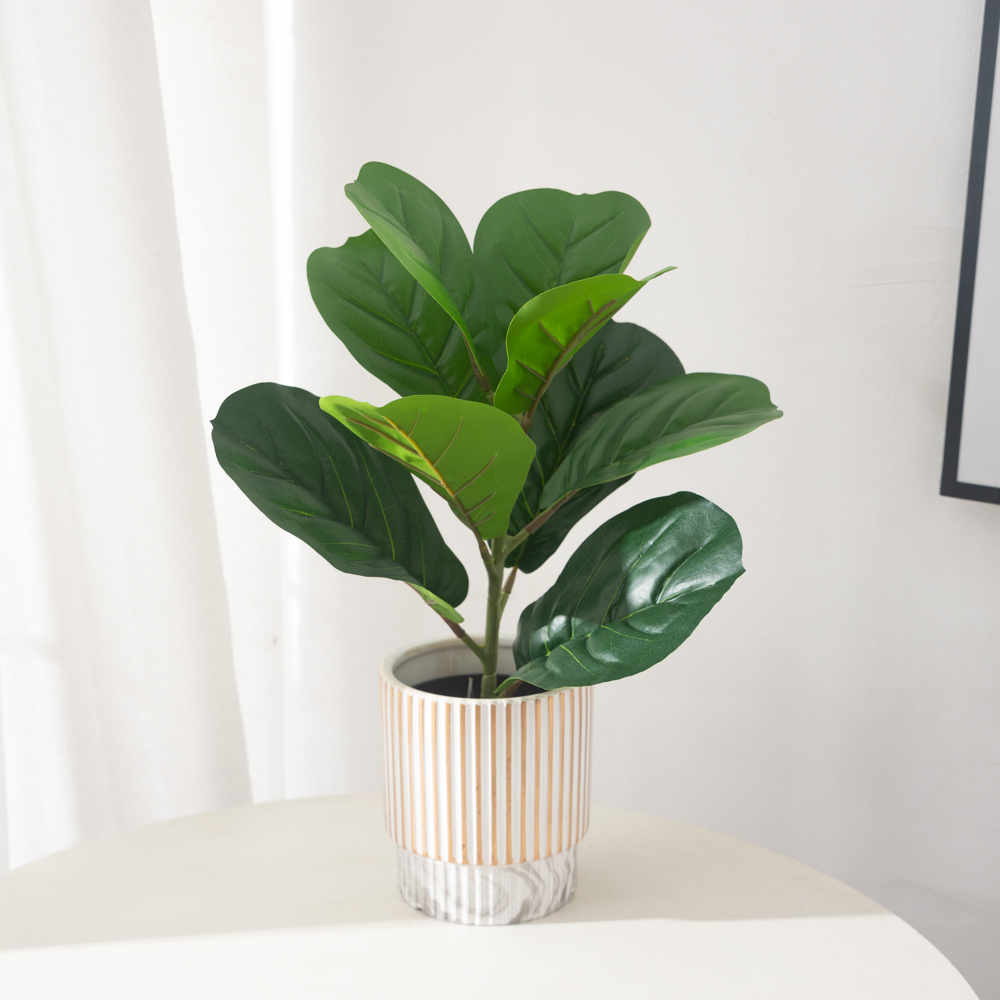 38cm 9 Forks Artificial Ficus  - огляд і ціна Ficus Lyrata Tree