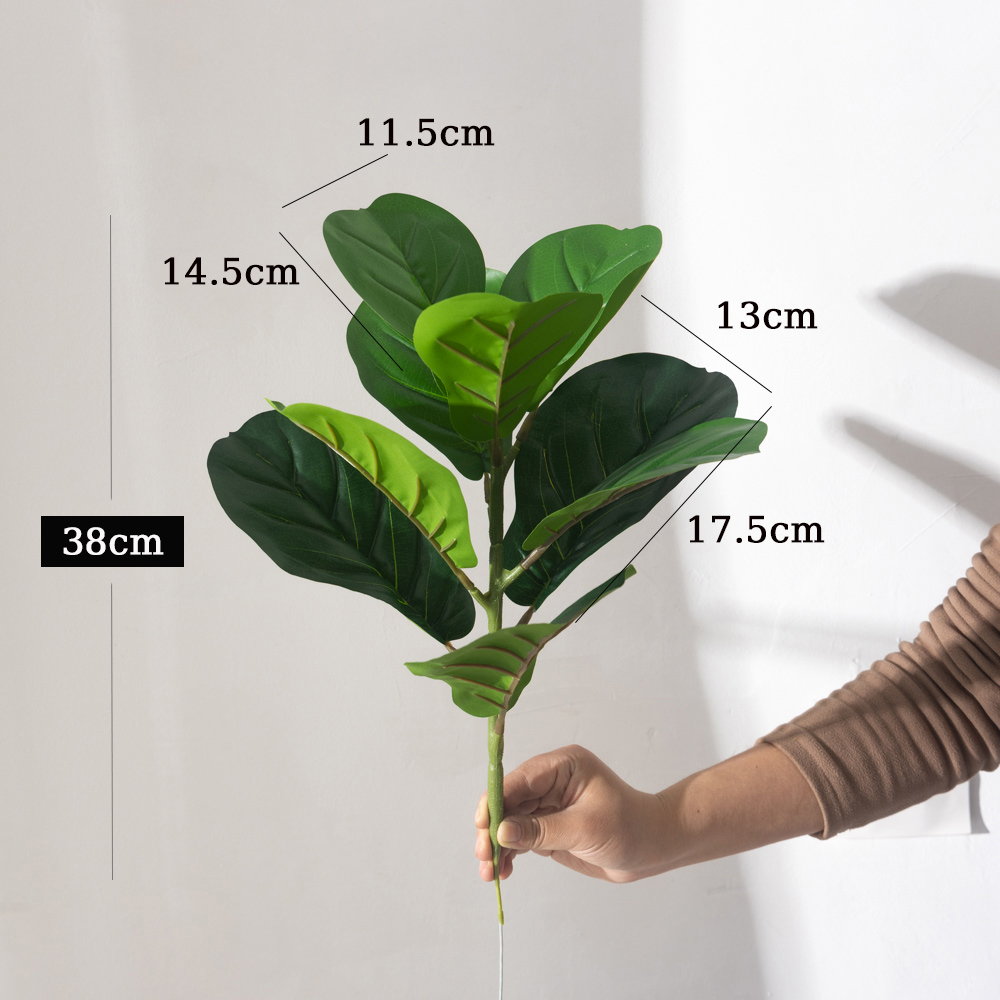 38cm 9 Forks Artificial Ficus  - огляд і ціна Ficus Lyrata Tree