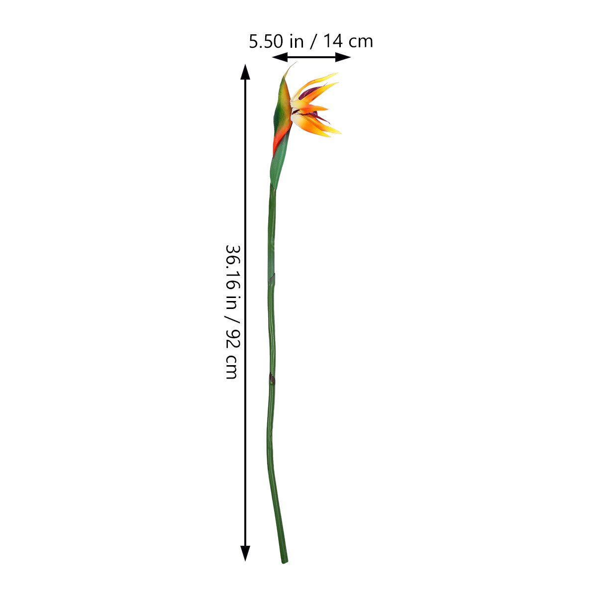 Faux Strelitzia Flower Artific - огляд і ціна Bird Paradise Strelitzia