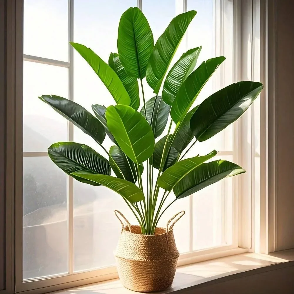 1pc 18 Leaves Artificial Plant - огляд і ціна Ficus Lyrata Tree