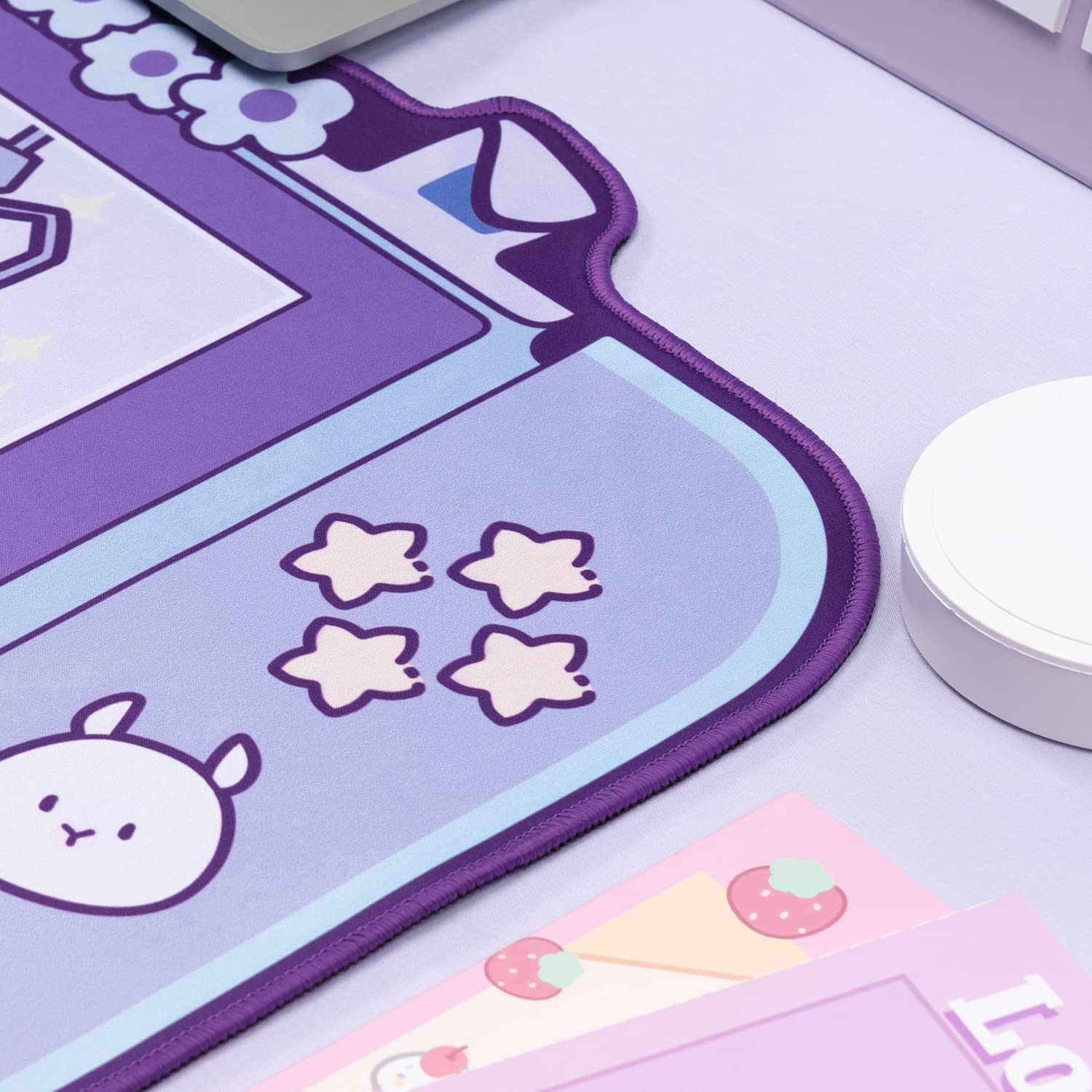 Large Kawaii Gaming Mouse Pad  - огляд і ціна Tradescantia Purple